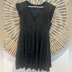 Maje satin look with studs